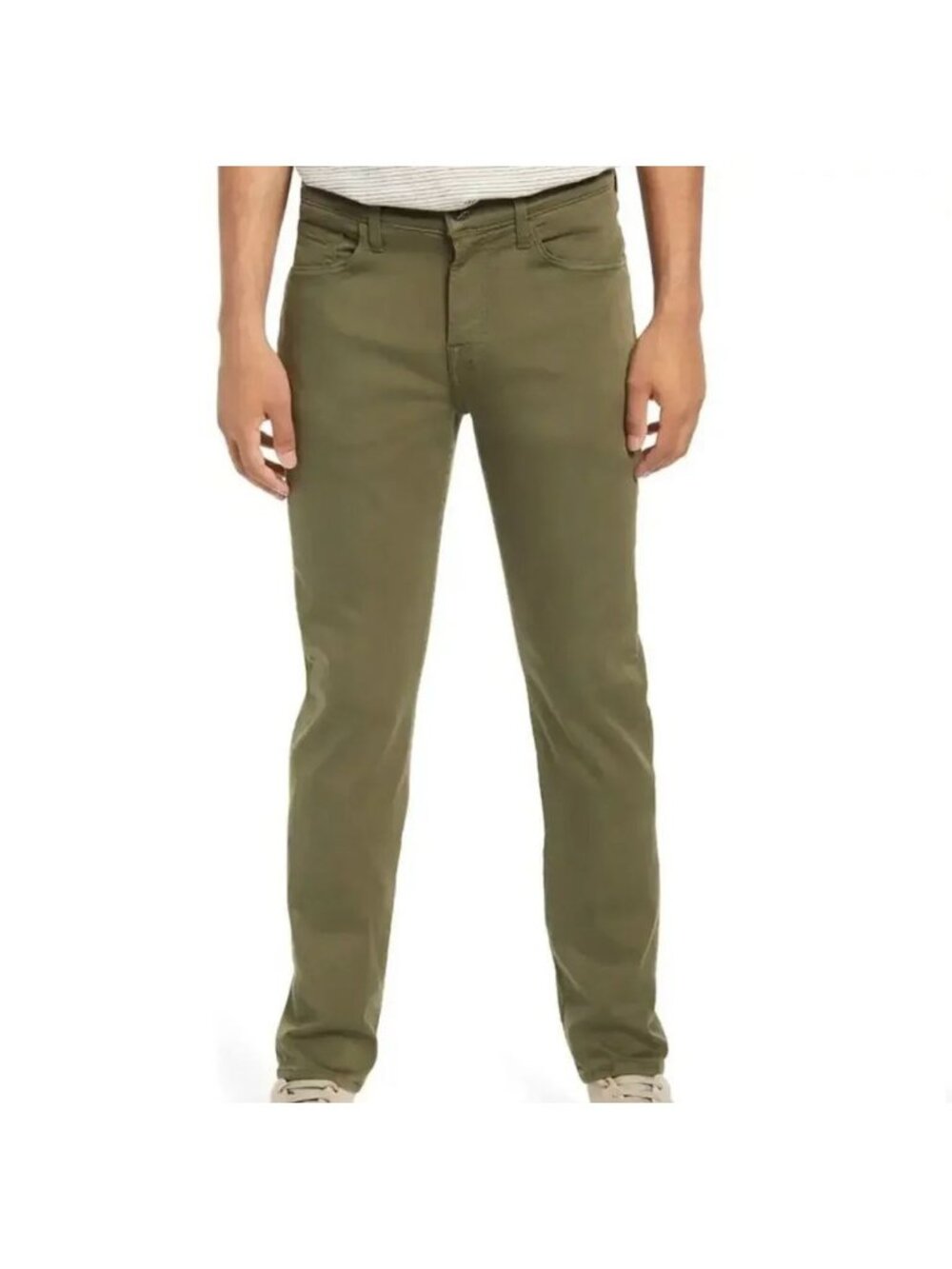 S7 For All Mankind Men Slimmy Olive Designer Denim Jeans Size 32x30 Green SP EXC